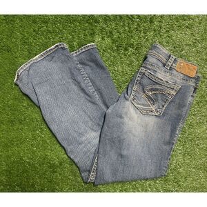 Silver Suki Mid‑Rise Bootcut Jeans 32x28 Medium Wash Denim